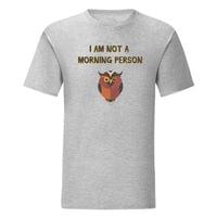 Тениска "Not A Morning Person" (мъжка) - small - 11