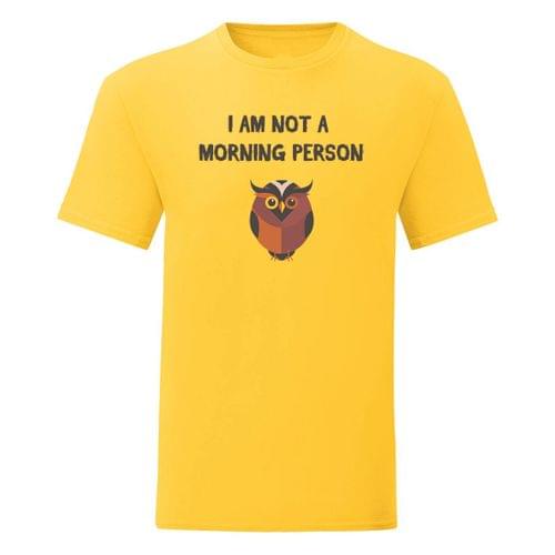 Тениска "Not A Morning Person" (мъжка) - 2