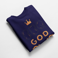 Ватирана блуза "BBQ God" - small - 3