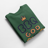 Ватирана блуза "BBQ God" - small - 7