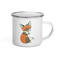 Емайлирано канче "Tribal Fox" - small - 3
