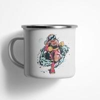 Емайлирано канче "Spaceman Runner" - small - 0