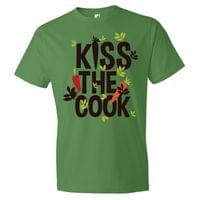 Мъжка тениска "Kiss The Cook" - small - 1