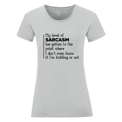 Дамска тениска &amp;quot;Sarcasm&amp;quot; - 1