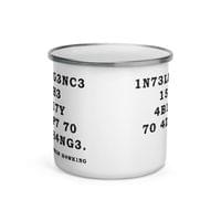 Емайлирано канче "1N73LL1G3NC3" - small - 5