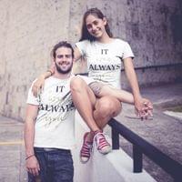 Тениски за двойки "Always You" - small - 0