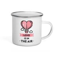 Емайлирано канче "Love Is In The Air" - small - 3