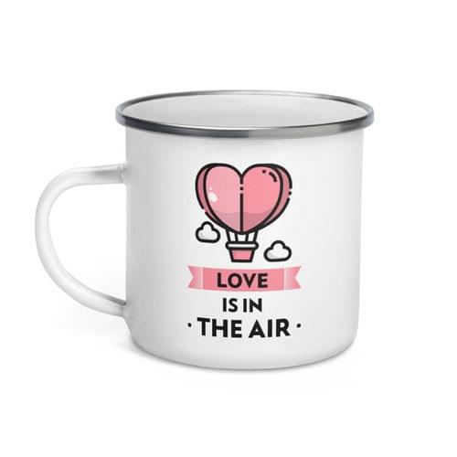 Емайлирано канче "Love Is In The Air" - 2