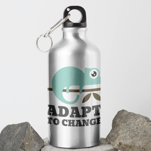 Метална бутилка &amp;quot;Adapt To Change&amp;quot; - 1