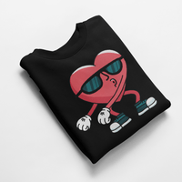 Ватирана блуза "Heart Flossing" - small - 2