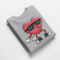 Ватирана блуза "Heart Flossing" - small - 6