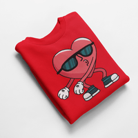 Ватирана блуза "Heart Flossing" - small - 7
