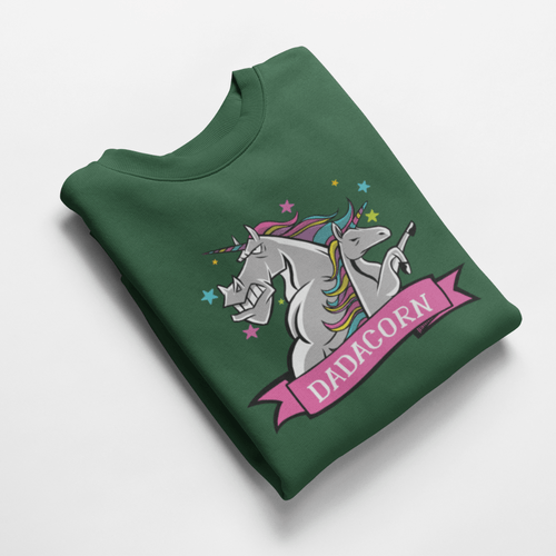 Ватирана блуза &amp;quot;Daddy Unicorn&amp;quot; - 1