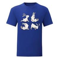 Мъжка тениска "Yoga Rabbits" - small - 1 Мъжка тениска "Yoga Rabbits" - small - 1