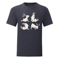 Мъжка тениска "Yoga Rabbits" - small - 2 Мъжка тениска "Yoga Rabbits" - small - 2