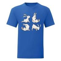Мъжка тениска "Yoga Rabbits" - small - 6 Мъжка тениска "Yoga Rabbits" - small - 6