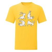 Мъжка тениска "Yoga Rabbits" - small - 7 Мъжка тениска "Yoga Rabbits" - small - 7