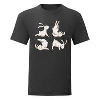 Мъжка тениска "Yoga Rabbits" - small - 8 Мъжка тениска "Yoga Rabbits" - small - 8