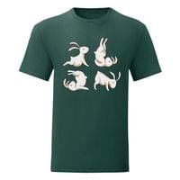 Мъжка тениска "Yoga Rabbits" - small - 13 Мъжка тениска "Yoga Rabbits" - small - 13