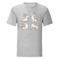 Мъжка тениска "Yoga Rabbits" - small - 14 Мъжка тениска "Yoga Rabbits" - small - 14