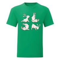 Мъжка тениска "Yoga Rabbits" - small - 15 Мъжка тениска "Yoga Rabbits" - small - 15