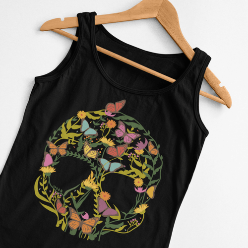 Дамски потник "Skull Flower" - 2