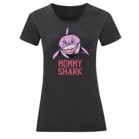 Тениски за двойки "Shark Family" - small - 1