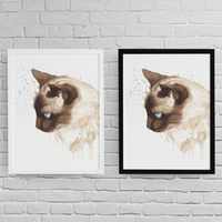 Постер с рамка "Домашна котка" - small - 2