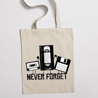Eко чанта "Never Forget" - small - 0