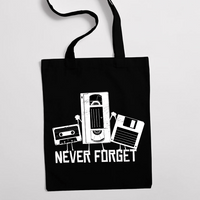 Eко чанта "Never Forget" - small - 1