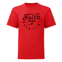 Тениска "Faith Can Move Mountains" (детска) - small - 0
