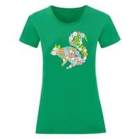 Дамска тениска "Squirrel Flower" - small - 2 Дамска тениска "Squirrel Flower" - small - 2