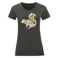 Дамска тениска "Squirrel Flower" - small - 3 Дамска тениска "Squirrel Flower" - small - 3