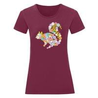 Дамска тениска "Squirrel Flower" - small - 4 Дамска тениска "Squirrel Flower" - small - 4