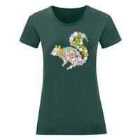 Дамска тениска "Squirrel Flower" - small - 8 Дамска тениска "Squirrel Flower" - small - 8