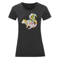 Дамска тениска "Squirrel Flower" - small - 11 Дамска тениска "Squirrel Flower" - small - 11