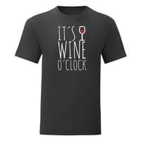 Тениска "Wine o'clock" (мъжка) - small - 4