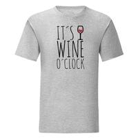 Тениска "Wine o'clock" (мъжка) - small - 11