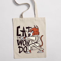 Eко чанта "Catkwondo" - small - 1