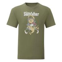 Мъжка тениска "The Slothfather" - small - 3