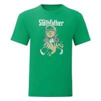 Мъжка тениска "The Slothfather" - small - 4