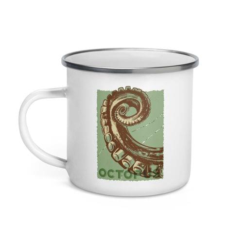 Емайлирано канче "Октопод" - 2