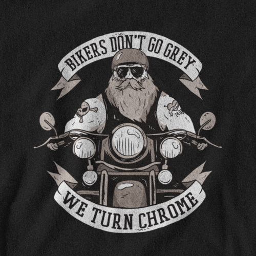 Мешка "Bikers Don't Go Grey" - 2