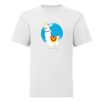 Тениска "Лама еднорог" (детска) - small - 4
