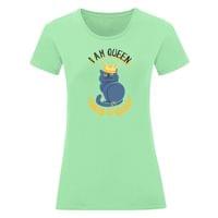 Дамска тениска "I Am A Queen" - small - 1 Дамска тениска "I Am A Queen" - small - 1