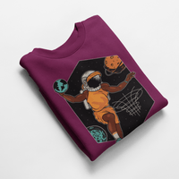 Ватирана блуза "Космически баскетбол" - small - 0