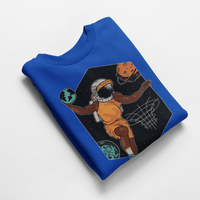 Ватирана блуза "Космически баскетбол" - small - 3