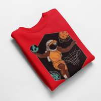 Ватирана блуза "Космически баскетбол" - small - 4