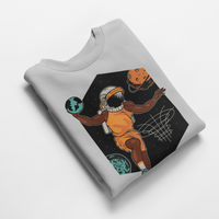 Ватирана блуза "Космически баскетбол" - small - 6