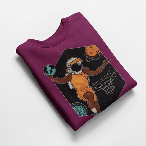 Ватирана блуза &amp;quot;Космически баскетбол&amp;quot; - 1